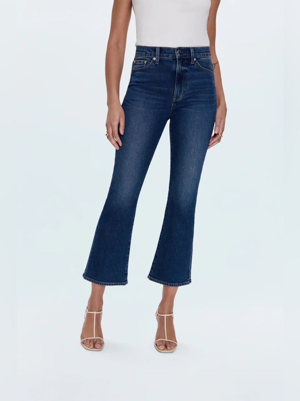Pistola Lennon High Rise Crop Boot Jean in Broadway